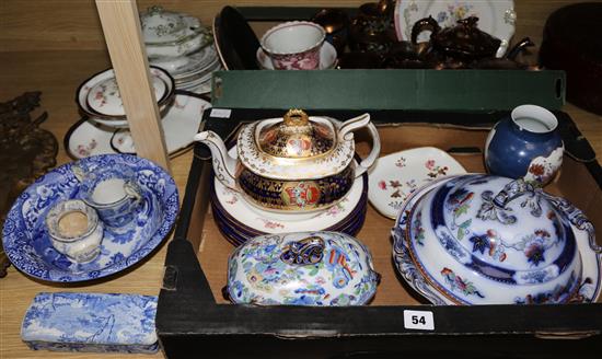 A mixed group of ceramics